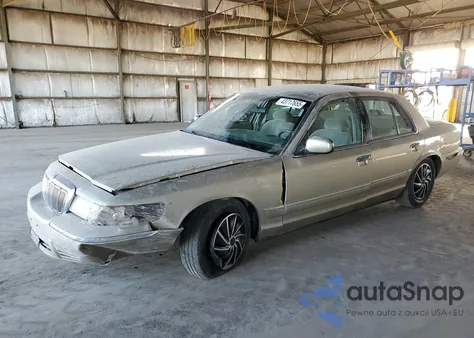 2000 Mercury Grand Marquis Gs z USA, uszkodzony, nr VIN 2MEFM74W7YX682098